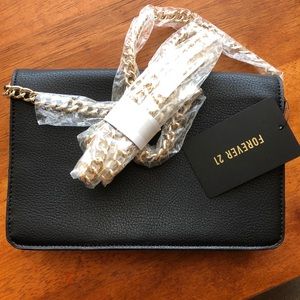 Black crossbody purse